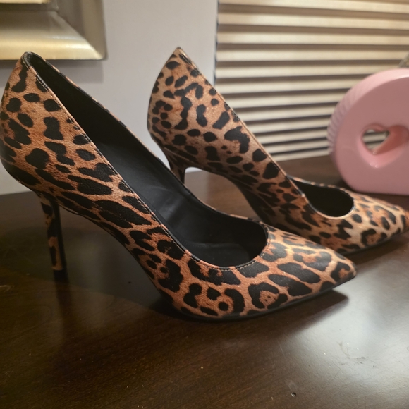 Shoes - Leopard Print Women's Heels